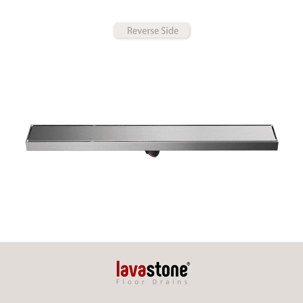 SS 60036 Invisible Linear Floor Trap (Tile Insert Drain) · Brushed Stainless Steel