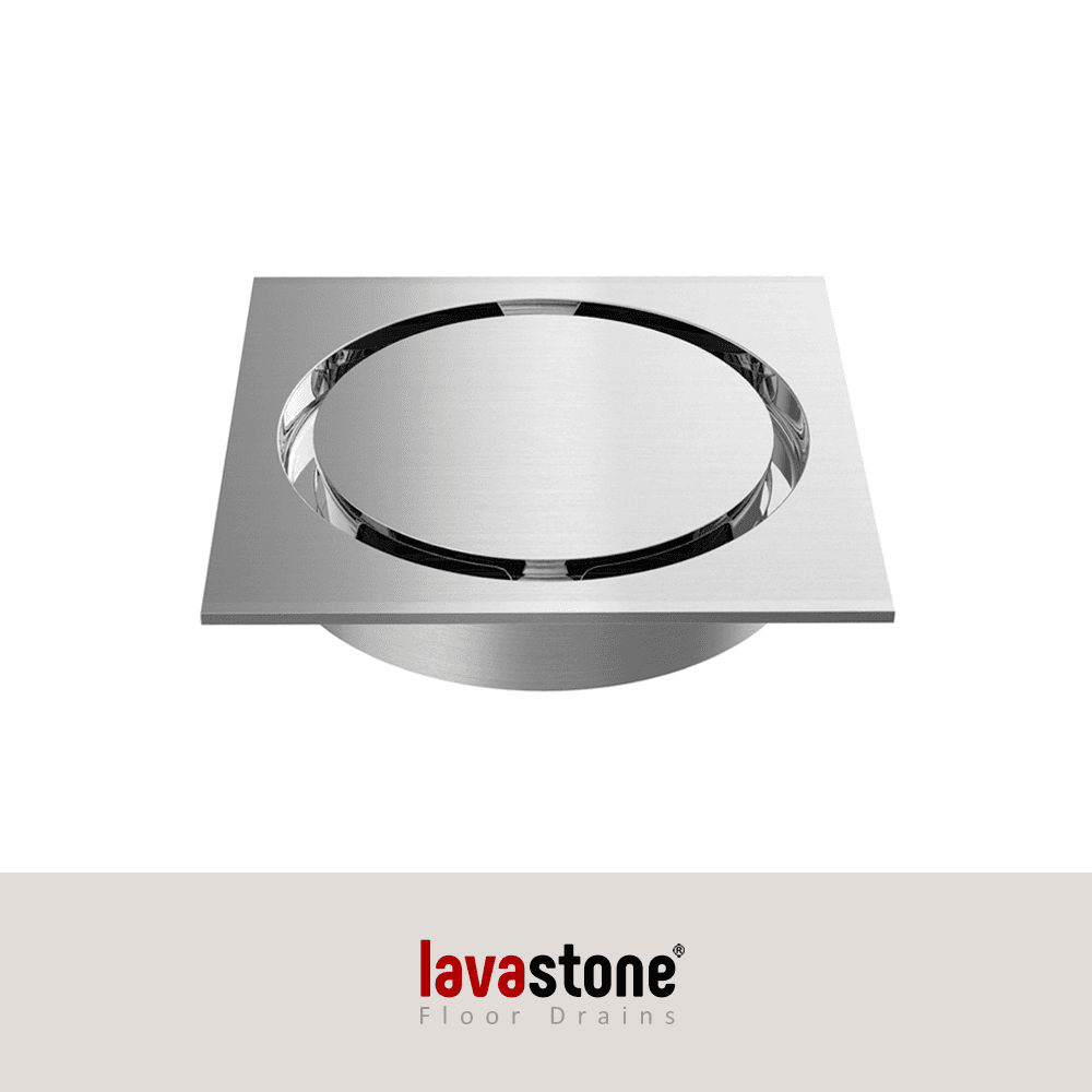Duro 15095 Brass Floor Trap (Floor Drain) · Brushed Nickel